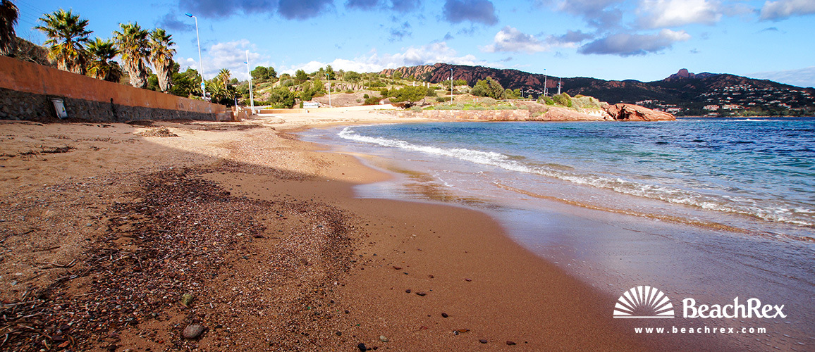 France - Var -  Saint-Raphaël - Beach du Pourrousset