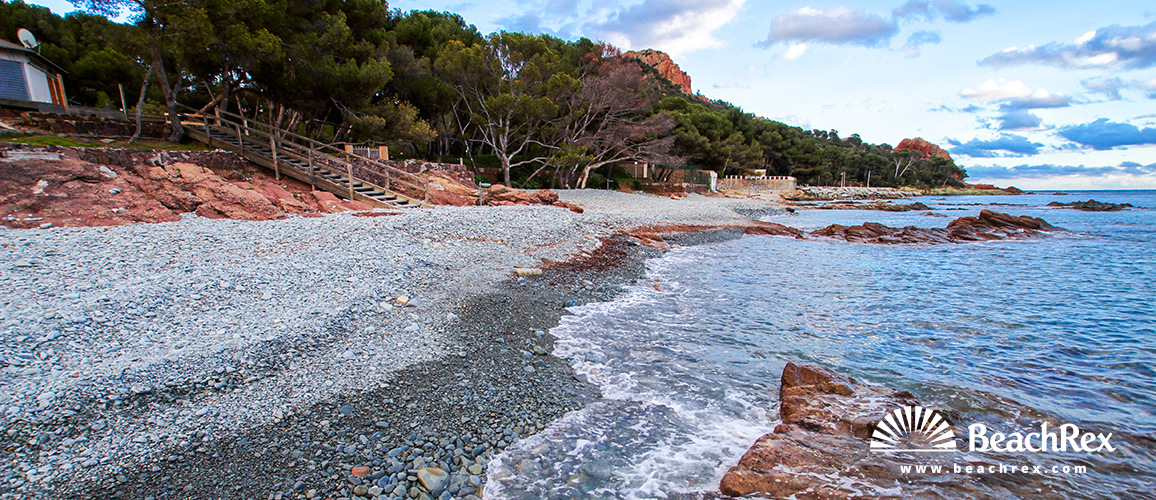france - Var -  Saint-Raphaël - Plage du Débarquement