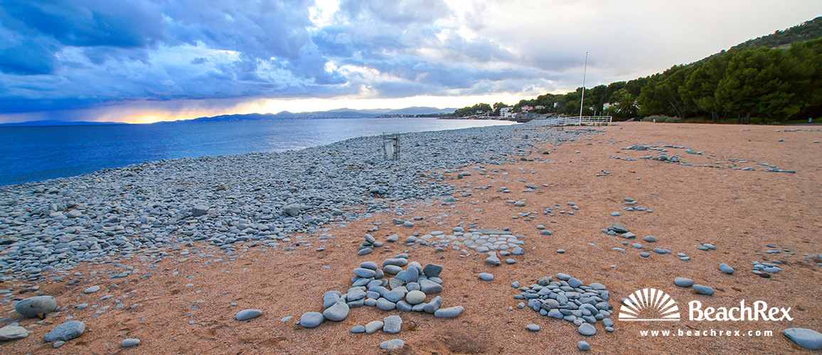 france - Var -  Saint-Raphaël - Plage du Débarquement