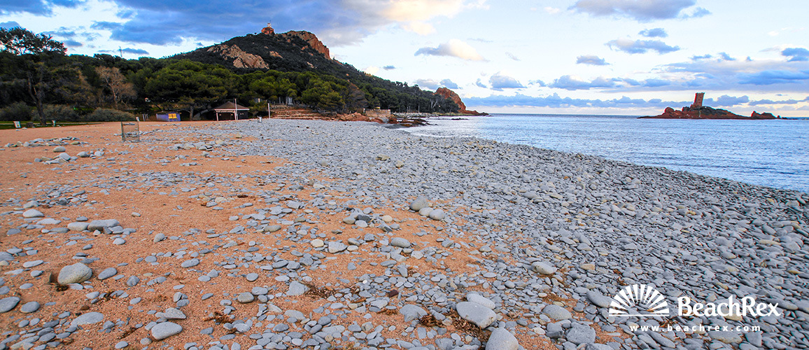 france - Var -  Saint-Raphaël - Plage du Débarquement