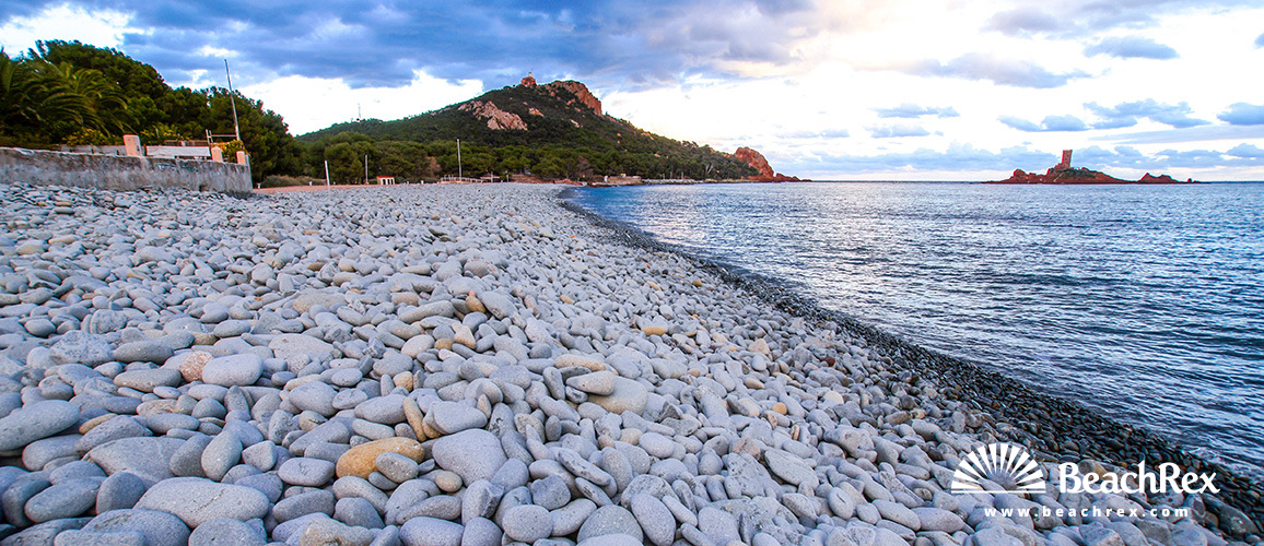 france - Var -  Saint-Raphaël - Plage du Débarquement