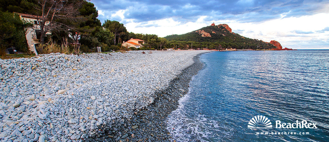 france - Var -  Saint-Raphaël - Plage du Débarquement