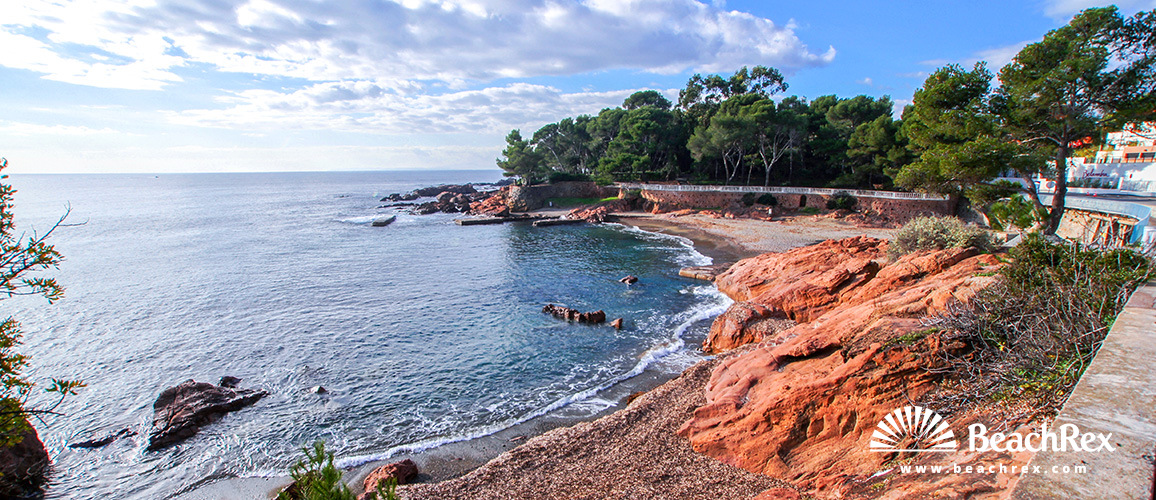Frankreich - Var -  Saint-Raphaël - Strand de Boulouris
