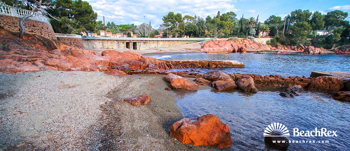 Frankreich - Var -  Saint-Raphaël - Strand de Boulouris