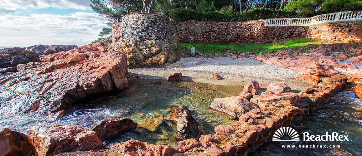 Frankreich - Var -  Saint-Raphaël - Strand de Boulouris