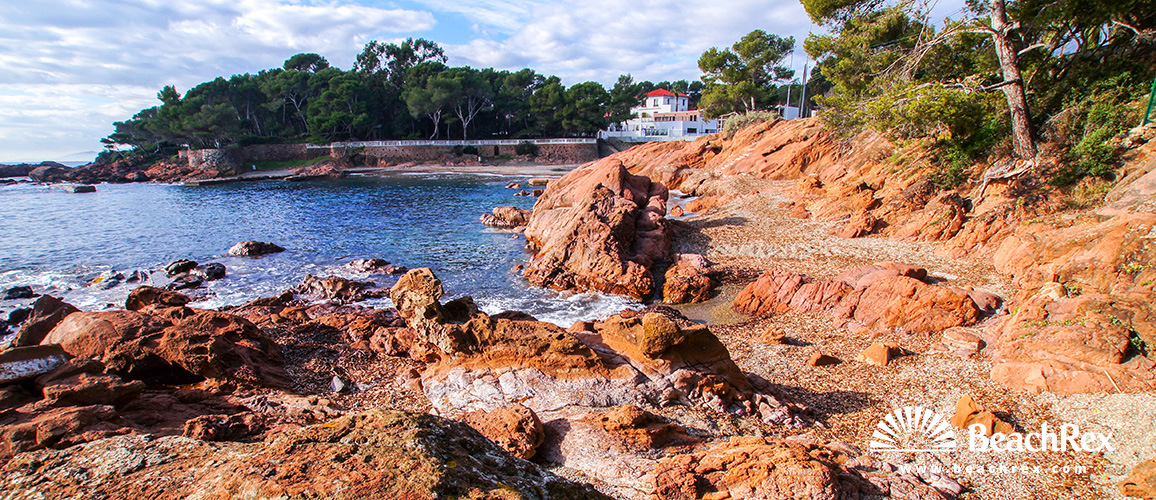 Frankreich - Var -  Saint-Raphaël - Strand de Boulouris