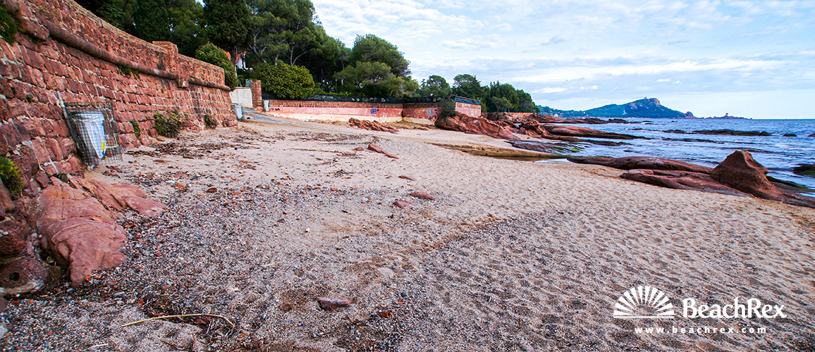 France - Var -  Saint-Raphaël - Beach du Val Fleuri