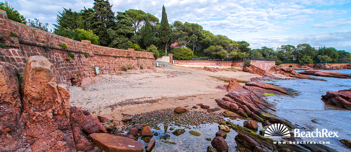France - Var -  Saint-Raphaël - Beach du Val Fleuri