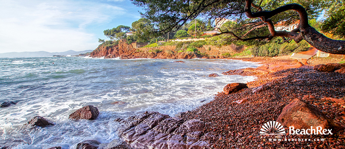 france - Var -  Saint-Raphaël - Plage de Santa Lucia
