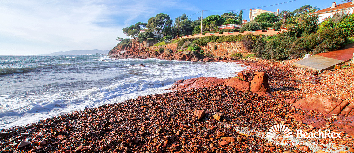 france - Var -  Saint-Raphaël - Plage de Santa Lucia