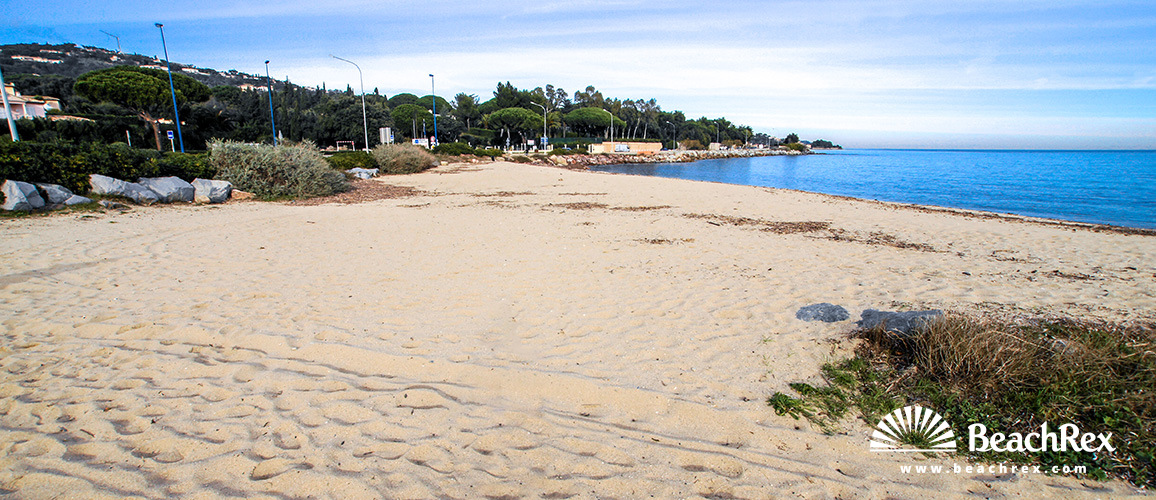 France - Var -  Grimaud - Beach Guerrevielle