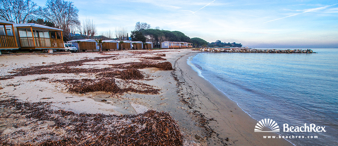 France - Var -  Grimaud - Beach les Tamaris