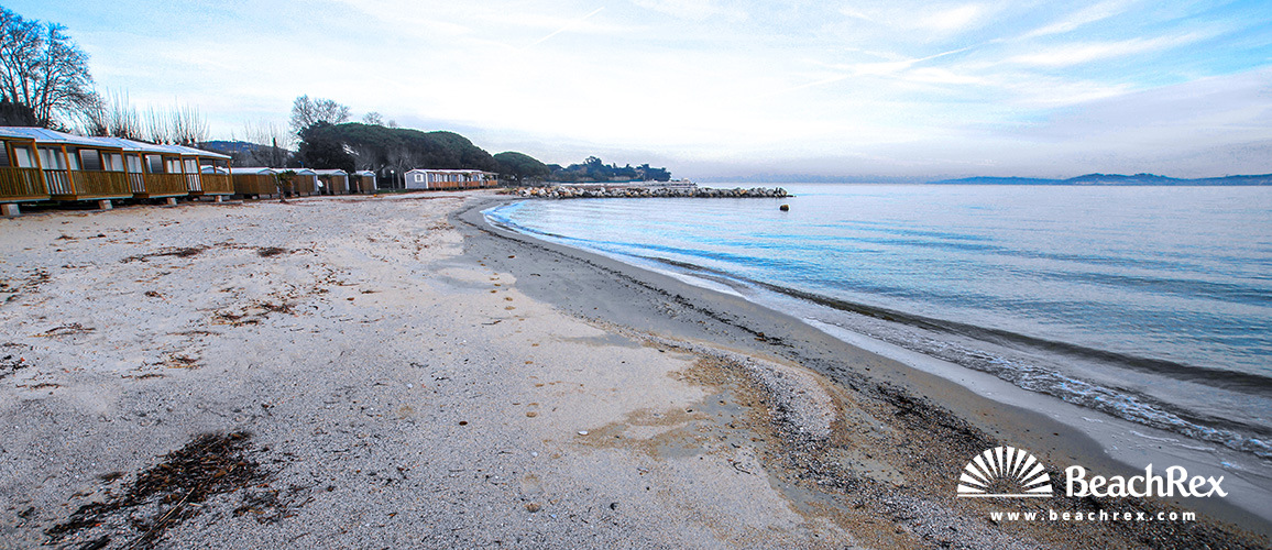 France - Var -  Grimaud - Beach les Tamaris