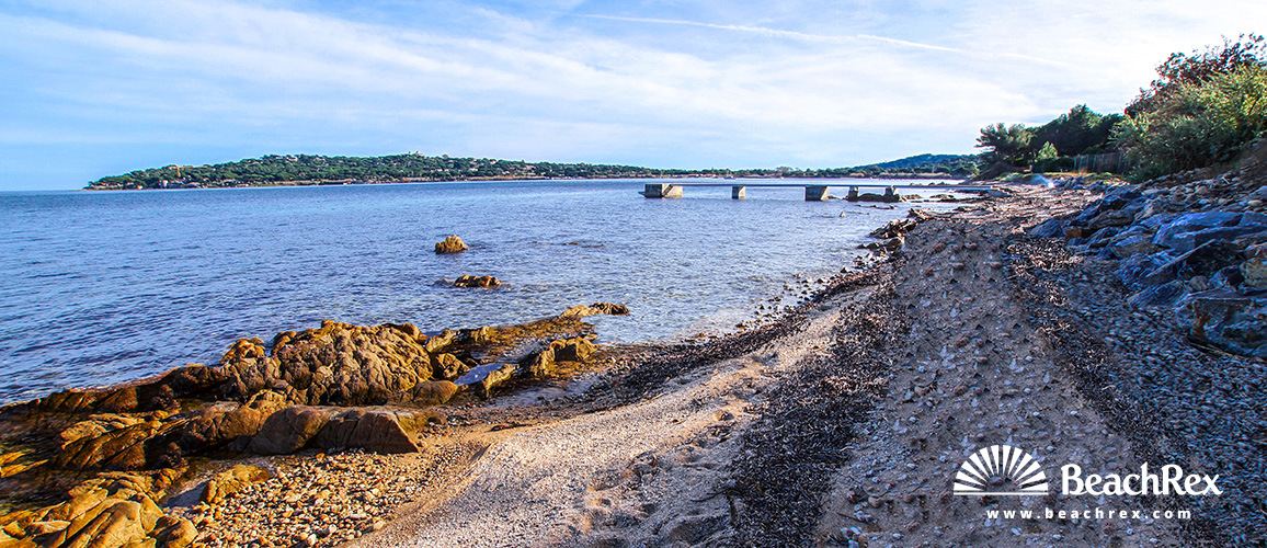 France - Var -  Saint-Tropez - Beach Criques des Graniers