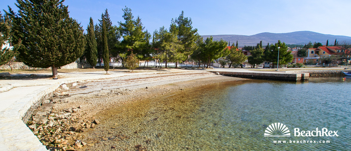 Croatie - Dalmatie  Zadar -  Crna Punta - Plage Crna Punta