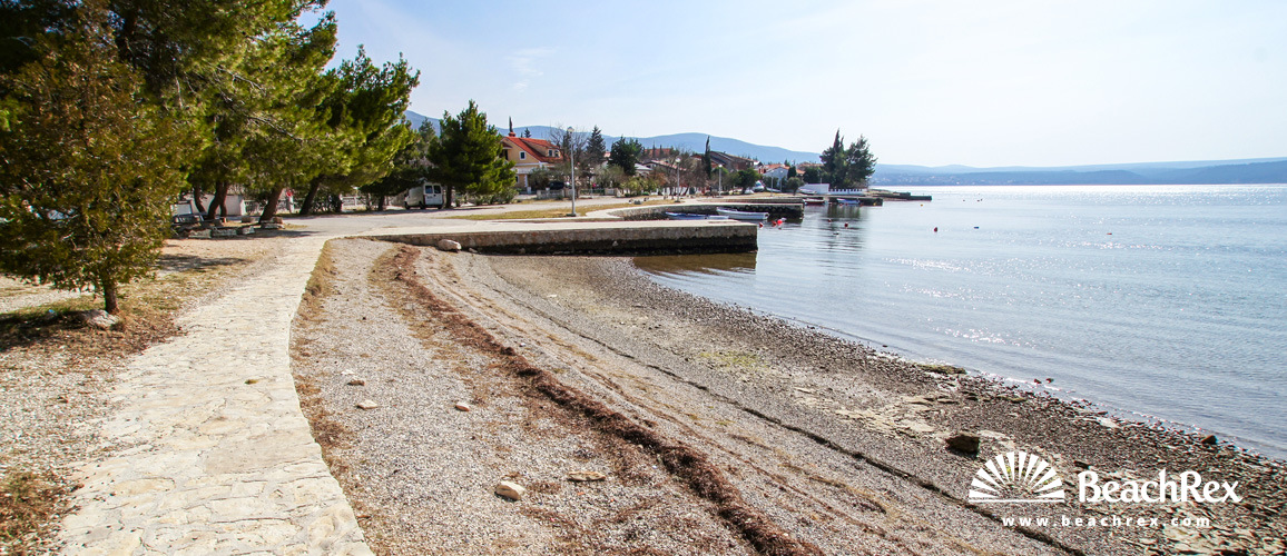 Croatie - Dalmatie  Zadar -  Crna Punta - Plage Crna Punta