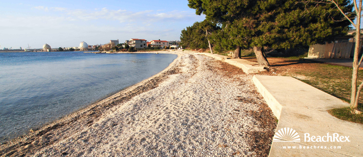 Croatie - Dalmatie  Zadar -  Bibinje - Plage Lipauska