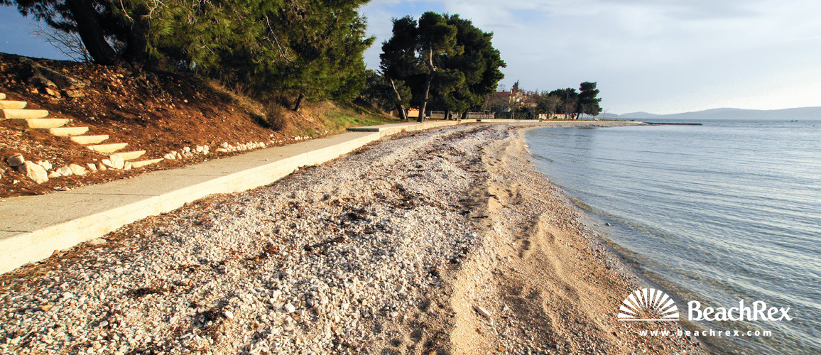 Croatie - Dalmatie  Zadar -  Bibinje - Plage Lipauska