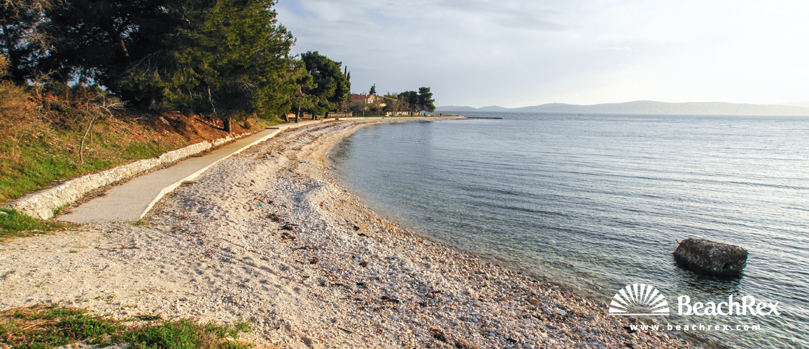Croatie - Dalmatie  Zadar -  Bibinje - Plage Lipauska