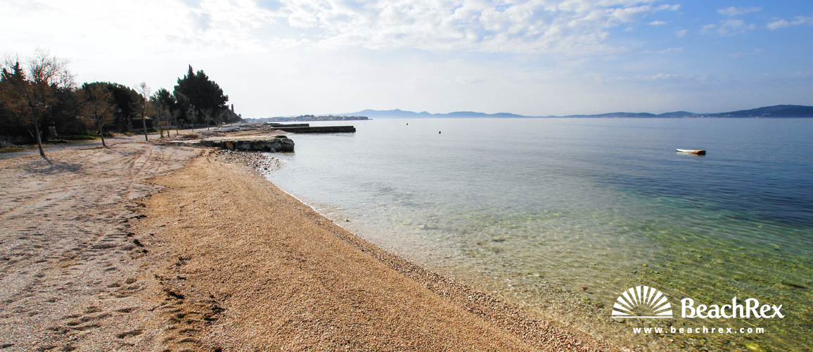 Croatie - Dalmatie  Zadar -  Bibinje - Plage Bibinje