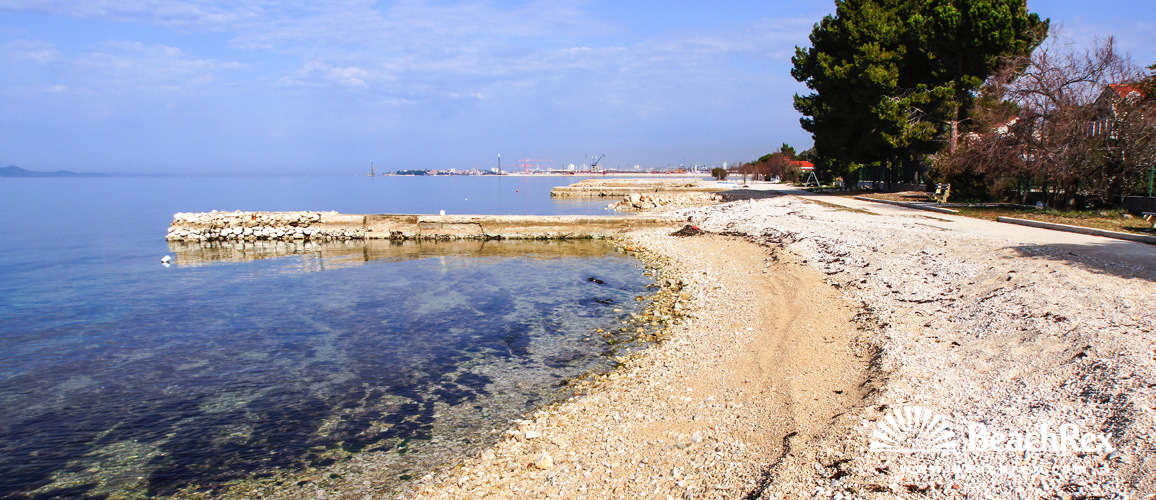 Croatie - Dalmatie  Zadar -  Bibinje - Plage Bibinje