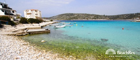 Croatie - Dalmatie  Šibenik -  Dvornica - Plage Rina