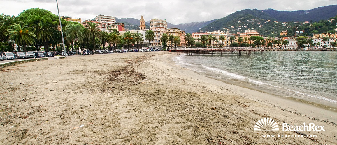 Italy - Liguria -  Rapallo - Beach Lido & Flora