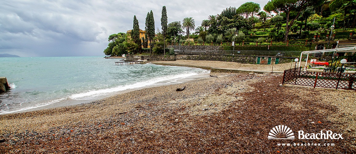 Italie - Liguria -  Rapallo - Plage San Michele
