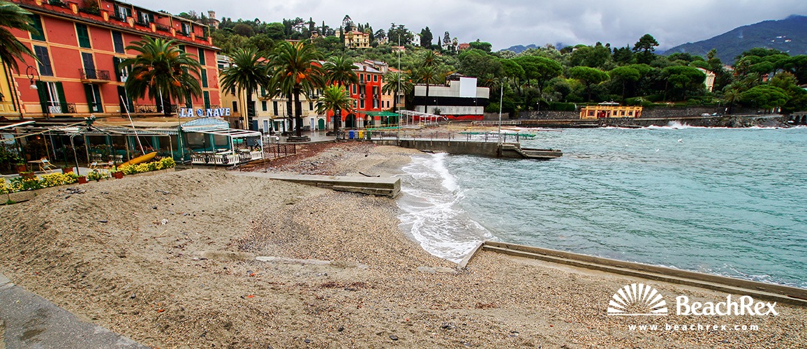 Italie - Liguria -  Rapallo - Plage San Michele