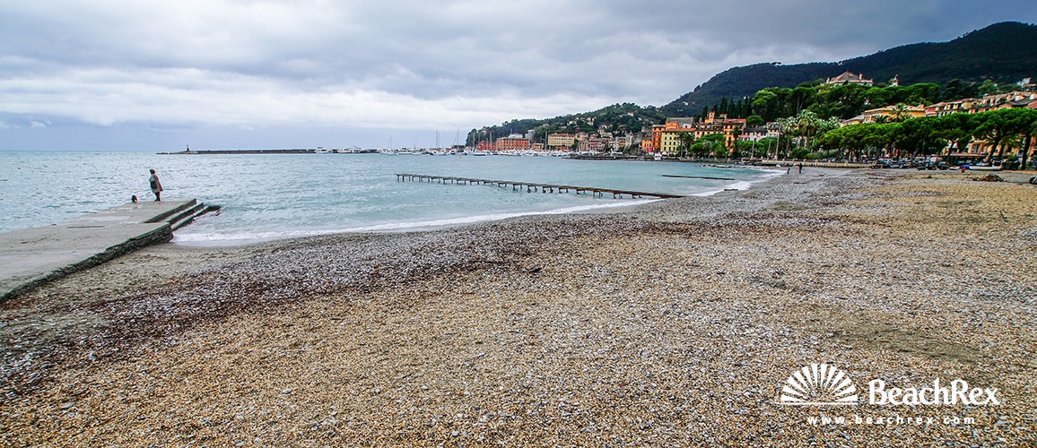 Italy - Liguria -  Santa Margherita Ligure - Beach Central