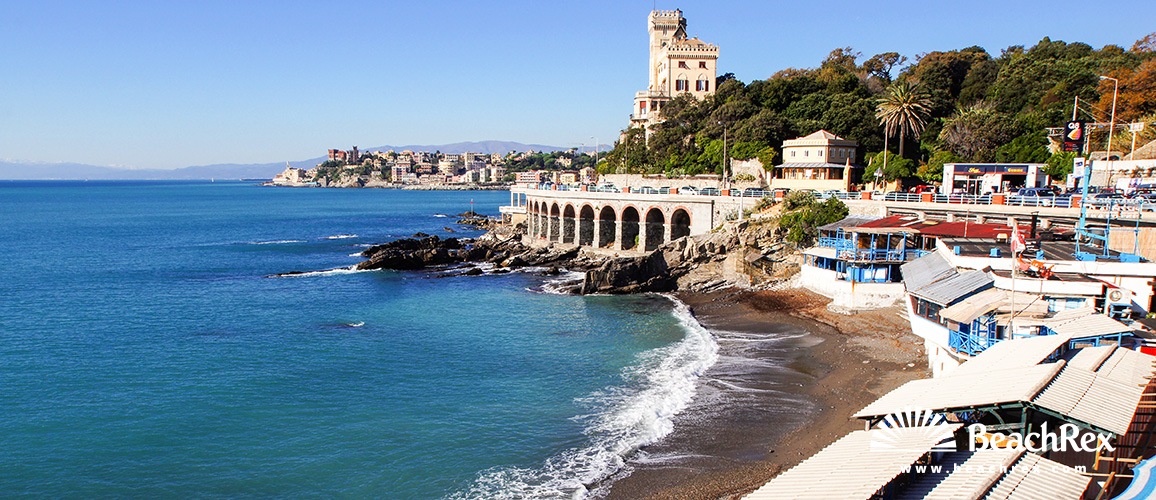 Italy - Liguria -  Genova - Beach Scoglio dei Mille