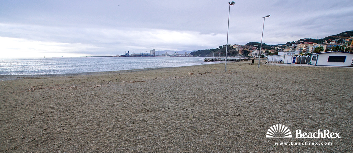 Italy - Liguria -  Albisola Marina - Beach Albisola
