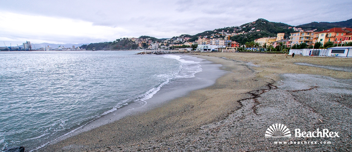 Italy - Liguria -  Albisola Marina - Beach Albisola