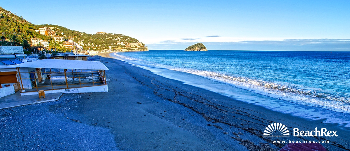 Italien - Liguria -  Spotorno - Strand Maremma