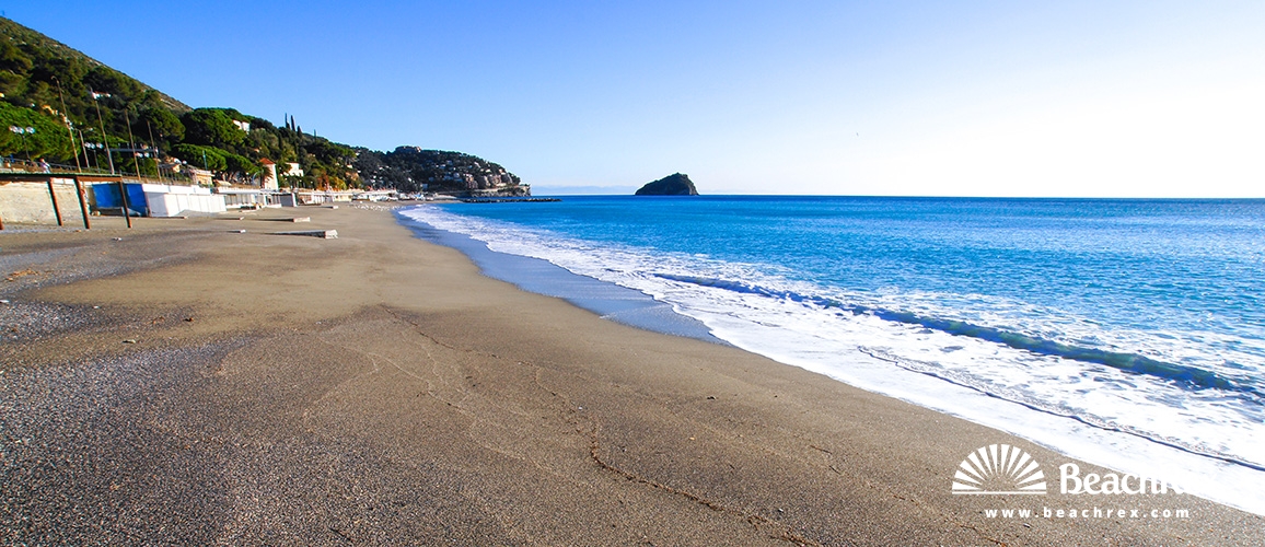 Italien - Liguria -  Spotorno - Strand Spotorno