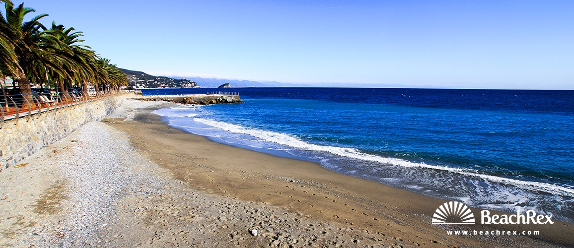 Italien - Liguria -  Noli - Strand Noli