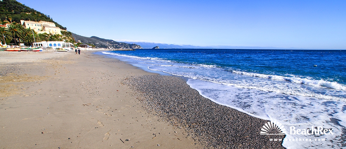 Italien - Liguria -  Noli - Strand Noli