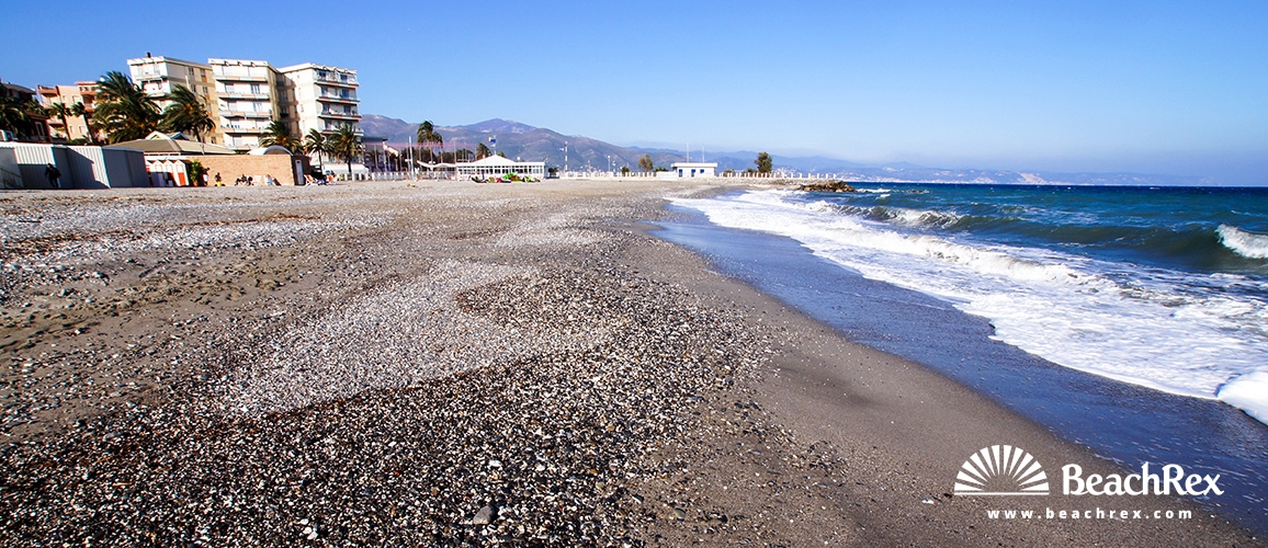 Italien - Liguria -  Albenga - Strand Doria