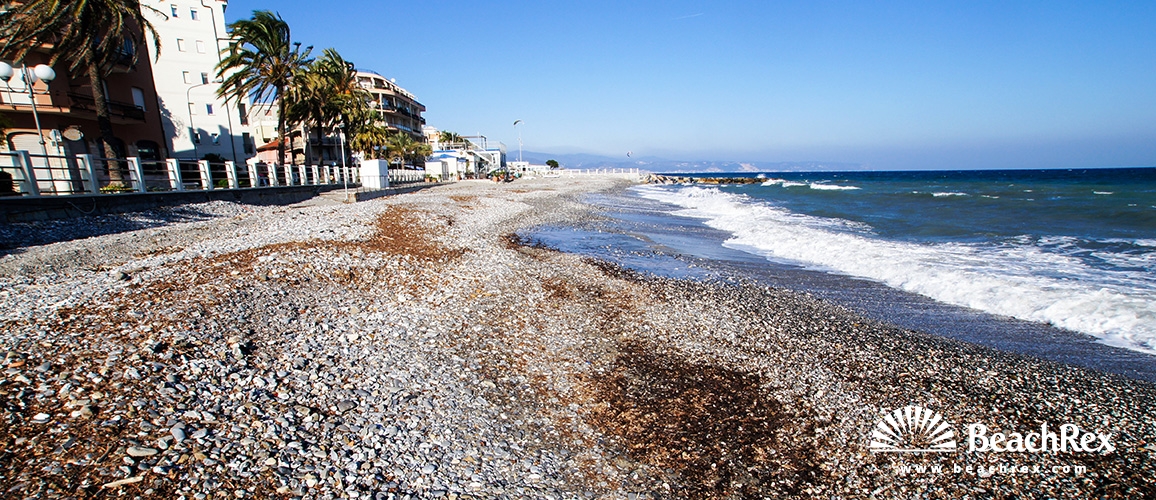 Italien - Liguria -  Albenga - Strand Doria
