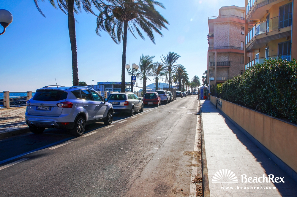 Italien - Liguria -  Albenga - Strand Doria