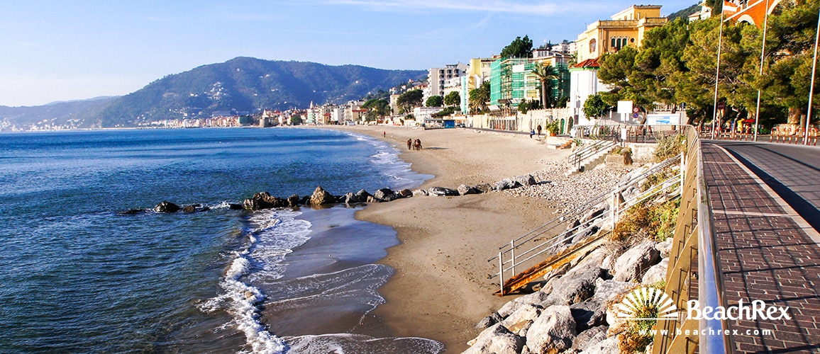 Италия - Liguria -  Alassio - Пляж Alassio