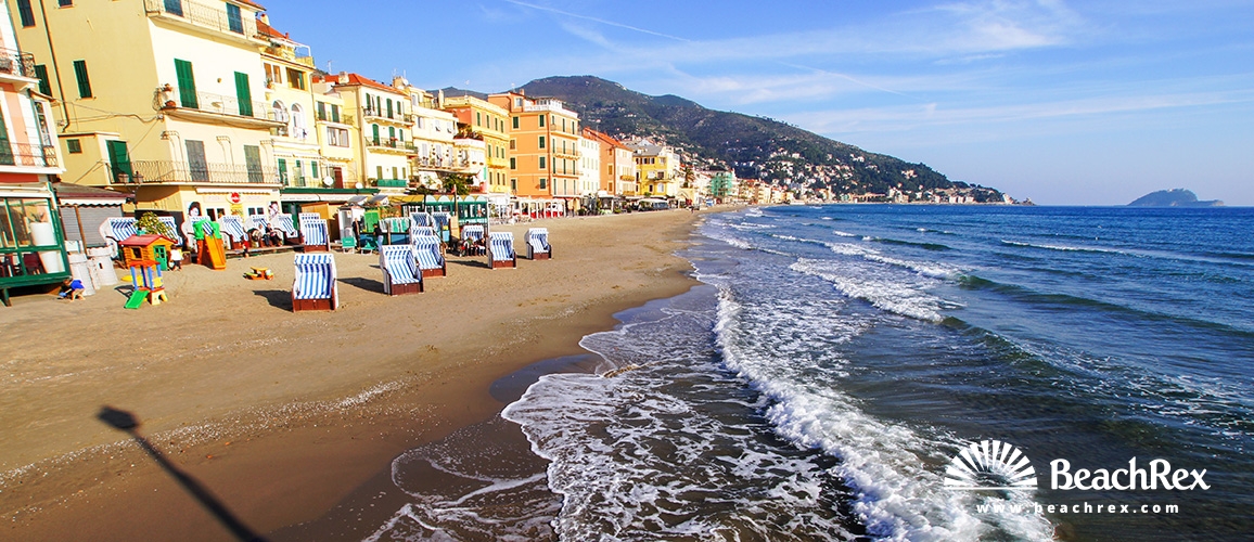 Италия - Liguria -  Alassio - Пляж Alassio