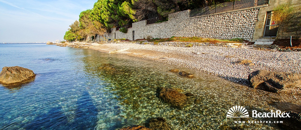 Italy - FriuliVenezia Giulia -  Aurisina - Beach Le Ginestre