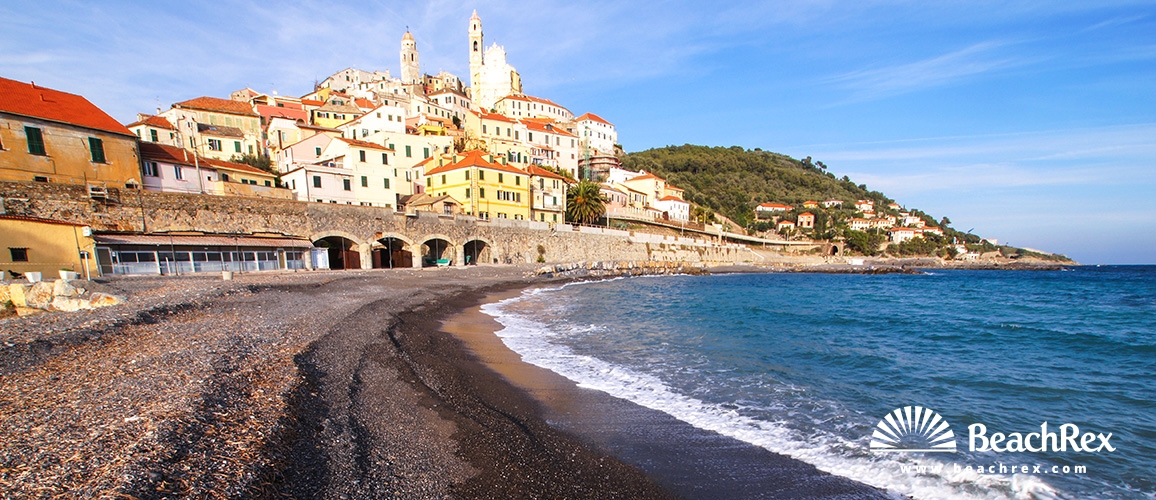 Italy - Liguria -  Cervo - Beach Cervo