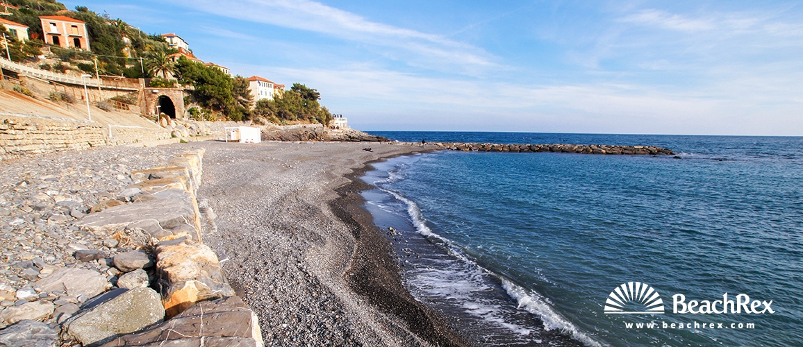 Italy - Liguria -  Cervo - Beach Cervo