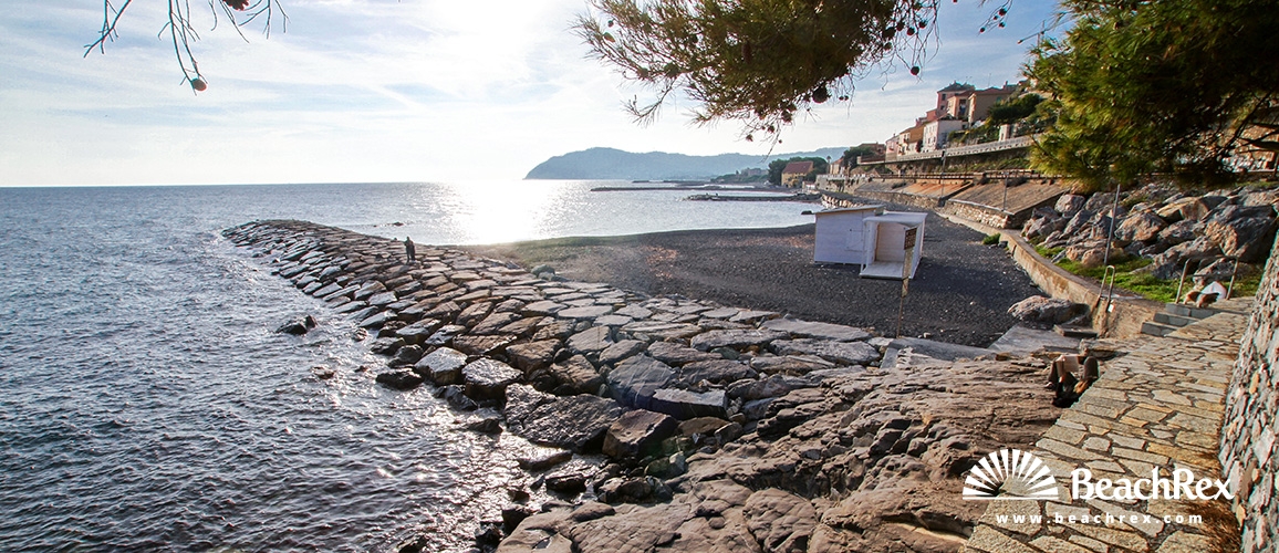 Italy - Liguria -  Cervo - Beach Cervo