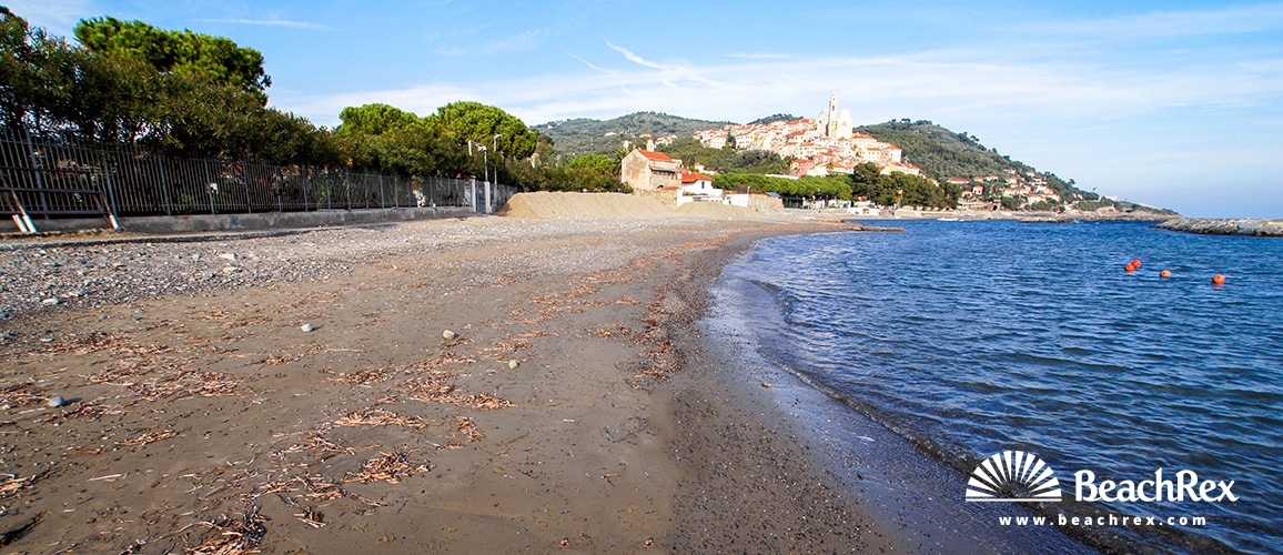 Italy - Liguria -  Cervo - Beach Cervo