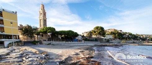 Italia - Liguria -  San Lorenzo al Mare - Spiaggia Vele