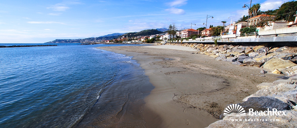 Italy - Liguria -  Santo Stefano al Mare - Beach Santo Steano