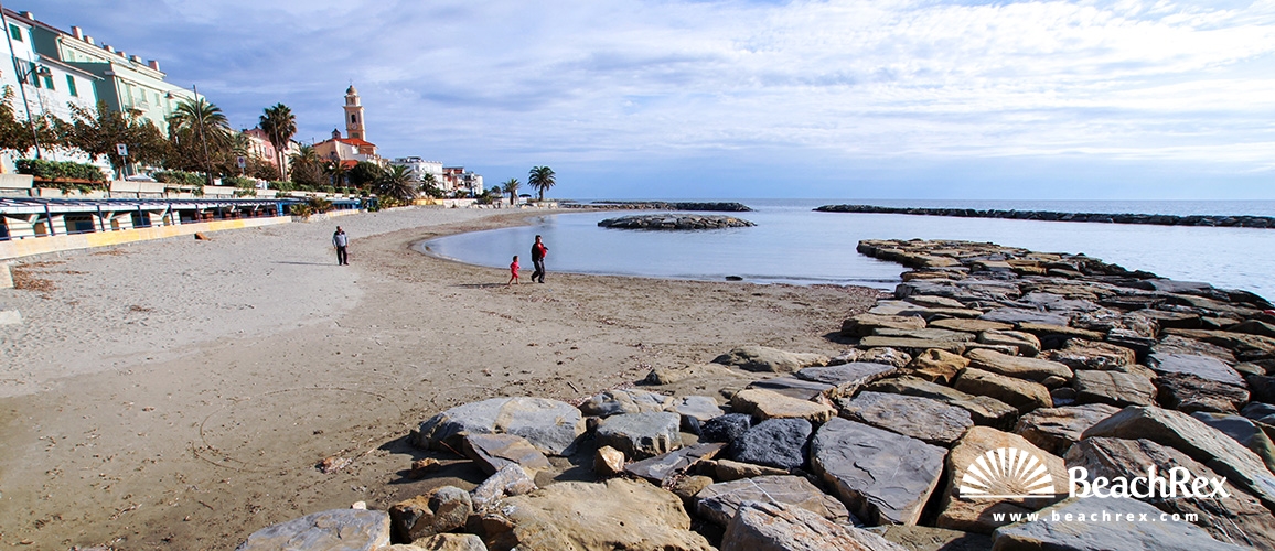 Italy - Liguria -  Santo Stefano al Mare - Beach Santo Steano